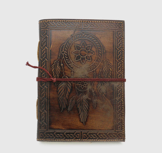 Embossed Leather Blank Journal