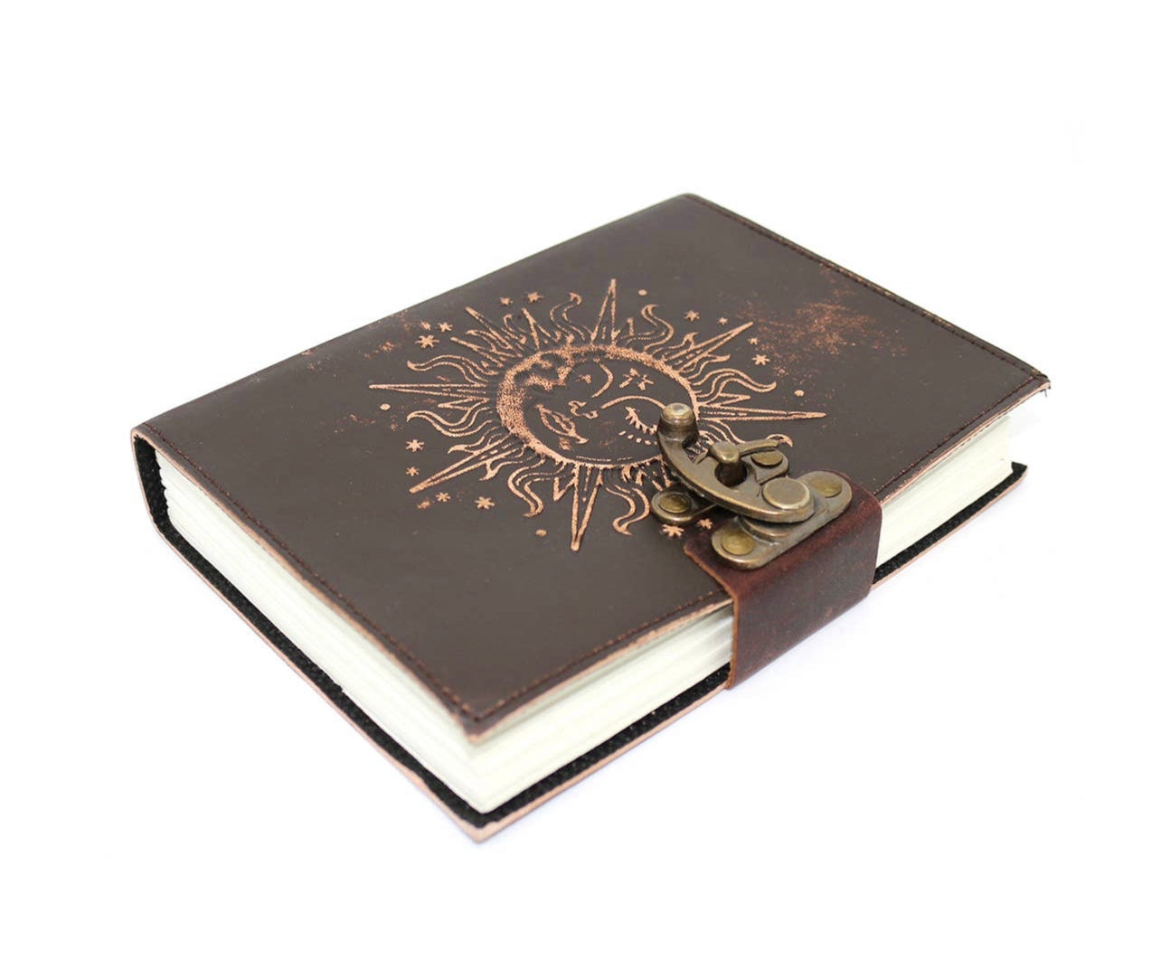 Embossed Leather Blank Journal