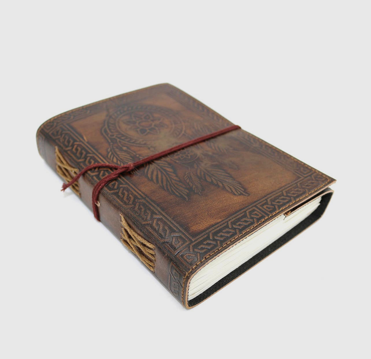 Embossed Leather Blank Journal