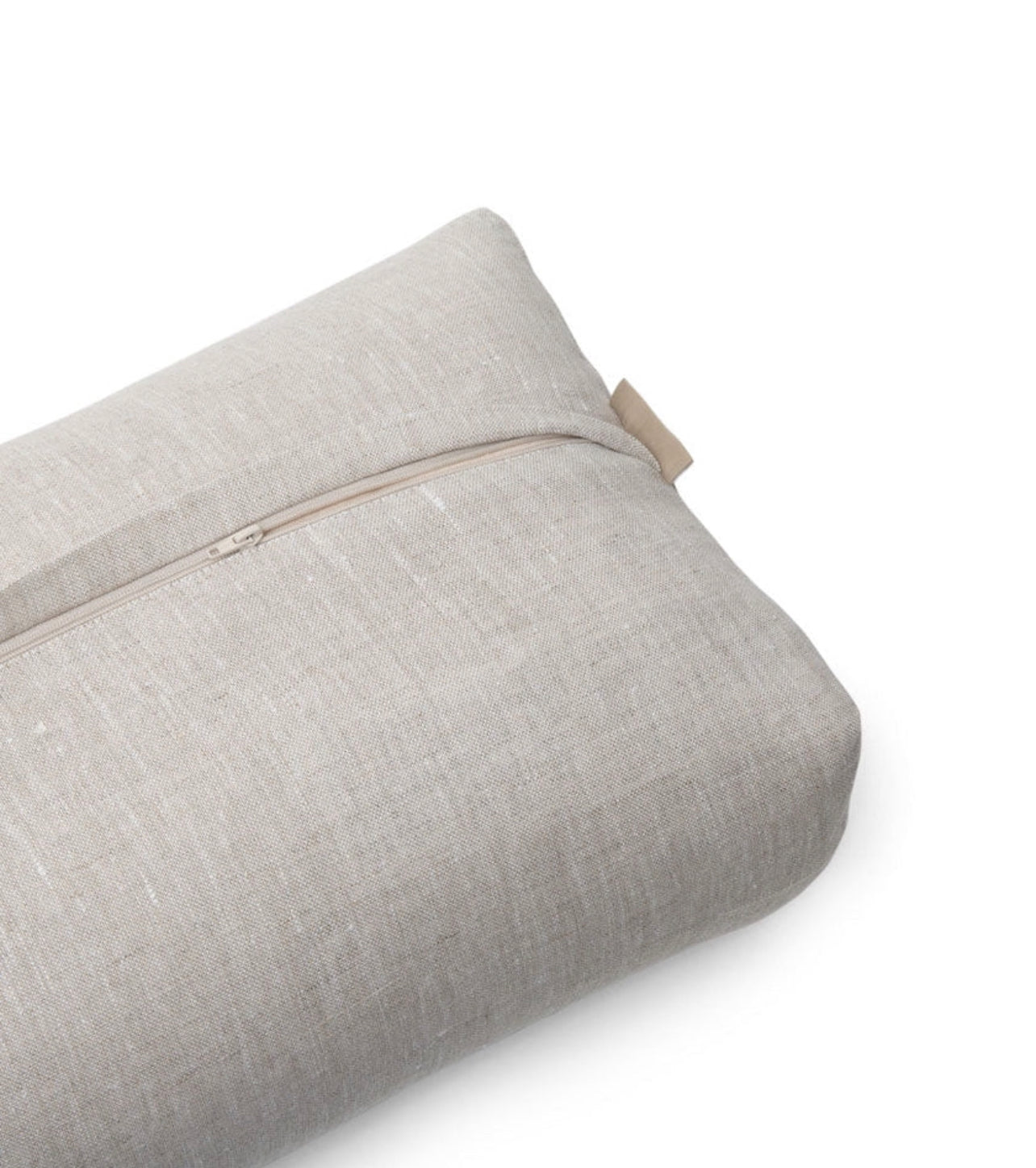 Linen Rectangular Bolster- B, halfmoon