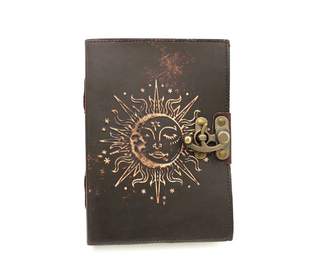 Embossed Leather Blank Journal